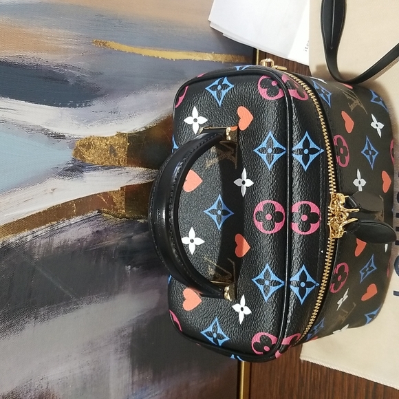 SOLD Louis Vuitton Black Game On Vanity Bag - Picture 6 of 12